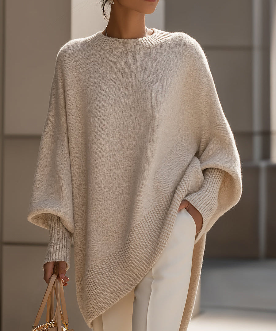 Rosemarie | Oversized Batwing-Sleeve Sweater