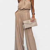 Sibyl Halter Ensemble with Flowing Silhouette