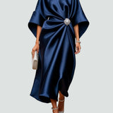 Dolores | Elegant Flowing Evening Midi Dress