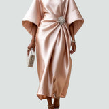 Dolores | Elegant Flowing Evening Midi Dress