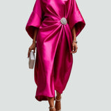 Dolores | Elegant Flowing Evening Midi Dress