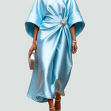 Dolores | Elegant Flowing Evening Midi Dress