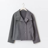 Ashley | Luxe Double-Breasted Short Coat