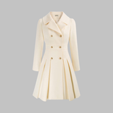 Dami - Elegant Double-Breasted Long-Sleeve Coat