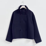 Ashley | Luxe Double-Breasted Short Coat