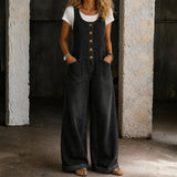 Elise | Vintage-Wash Cotton Overalls