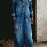 Jillian | Relaxed Denim Jumpsuit