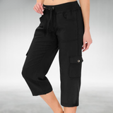 Julia™ | Cargo Capri Trousers with a Relaxed Fit