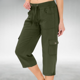Julia™ | Cargo Capri Trousers with a Relaxed Fit
