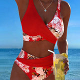 Jolina - Floral Wrap Bikini Set