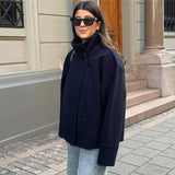 Ashley | Luxe Double-Breasted Short Coat