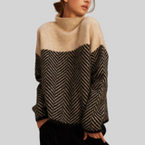 Friederike | Patterned Cable-Knit Sweater