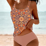 Madeleine | Vintage Floral Print Tankini Set (Copy)