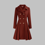 Dami - Elegant Double-Breasted Long-Sleeve Coat