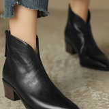 Camille | Low Heel Ankle Boots