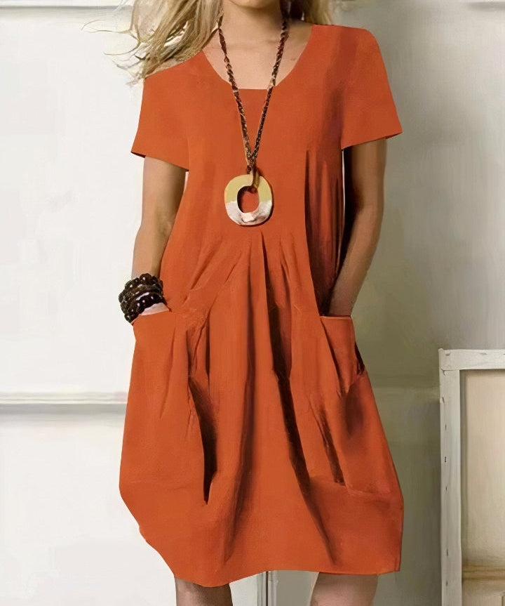 Kwani | Easy Casual Flow Midi Dress