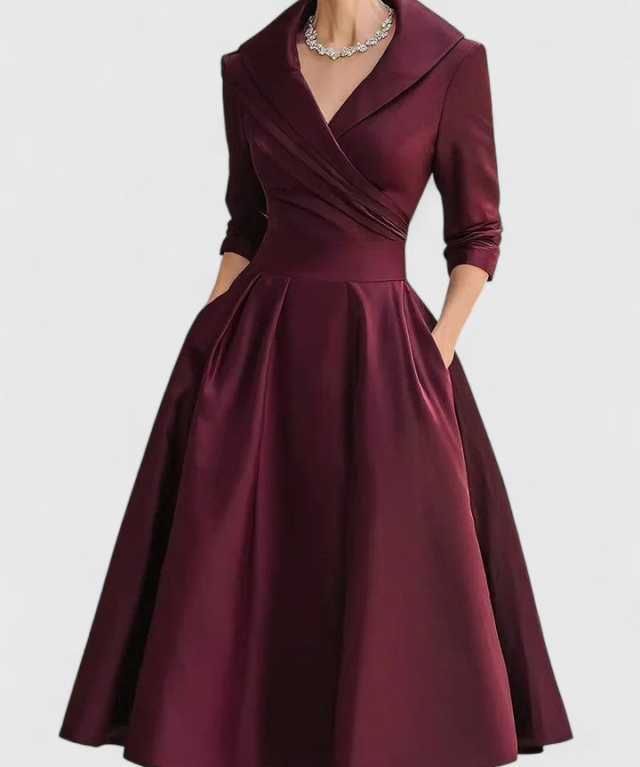 Yan | Elegant Midi Dress