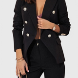 Rosalind Fitted Blazer with Slim Trousers