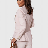 Rosalind Fitted Blazer with Slim Trousers