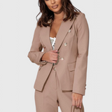 Rosalind Fitted Blazer with Slim Trousers