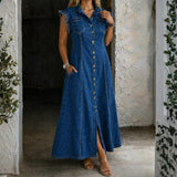 Eleanor | Relaxed Denim Dress