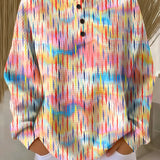 Sofia | Vibrant Sweater Featuring Raindrop Design