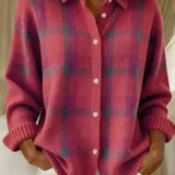 Ashley | Checkered Cardigan