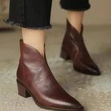 Camille | Low Heel Ankle Boots