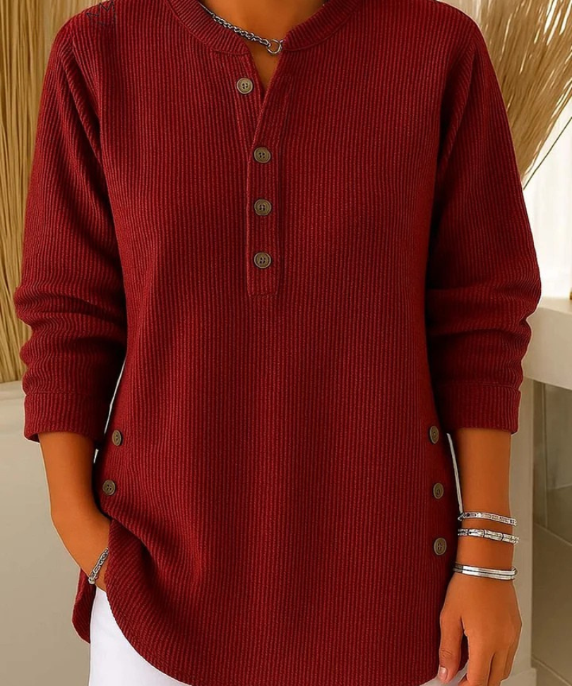 Neva™ | Button Henley Tunic