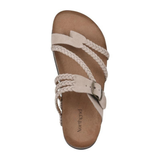 Hailey - Orthopedic Braided Cork Sandals