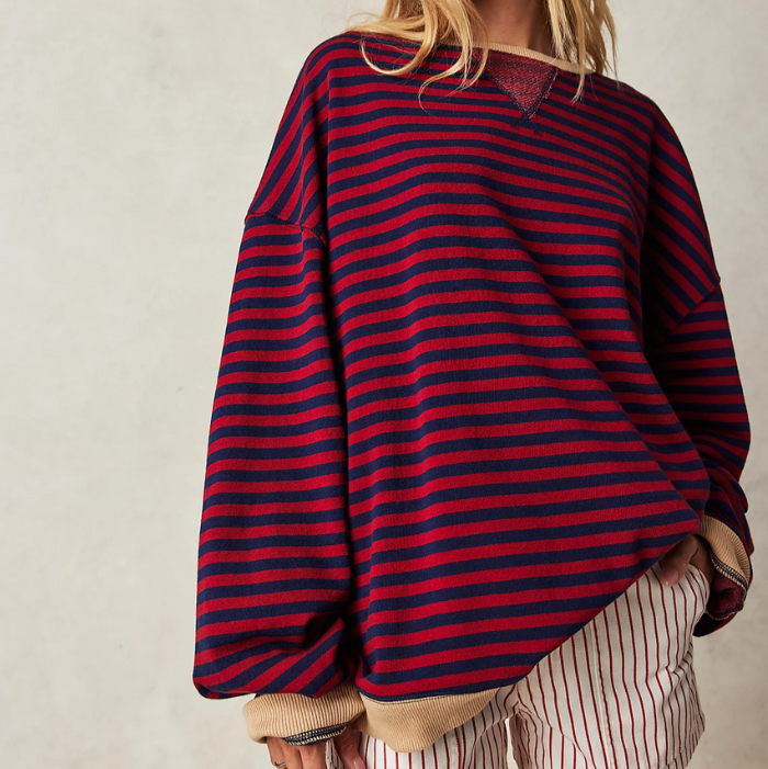 Heidi | Oversized Striped Sweater