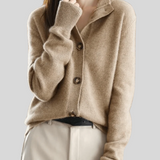 Claire | Retro Cashmere Cardigan