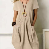 Kwani | Easy Casual Flow Midi Dress