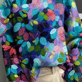 Multicolored Turtleneck Sweater