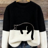 Chloé | Soft Cat Graphic Sweater