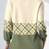 Annelie | Checked Detail Sweater