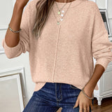 Sabina | Soft Knit Sweater with Side Slits