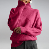 Lauren | Luxurious Cashmere Mock-Neck Sweater