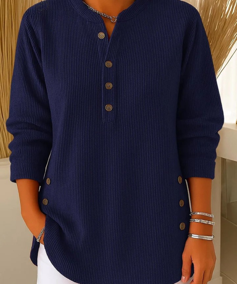 Neva™ | Button Henley Tunic