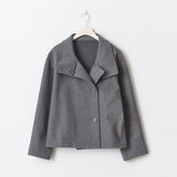 Ashley | Luxe Double-Breasted Short Coat