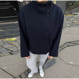Ashley | Luxe Double-Breasted Short Coat