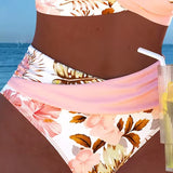 Jolina - Floral Wrap Bikini Set