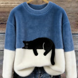 Chloé | Soft Cat Graphic Sweater