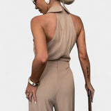 Sibyl Halter Ensemble with Flowing Silhouette