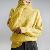 Lauren | Luxurious Cashmere Mock-Neck Sweater