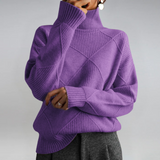 Lauren | Luxurious Cashmere Mock-Neck Sweater