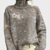 Constance | Art Knit Turtleneck Sweater