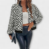 Jessica | Elegant Leopard-Print Jacket