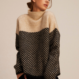 Norah | Cotton Mock-Neck Sweater