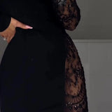 Valerie – Lace-Detailed Mini Dress